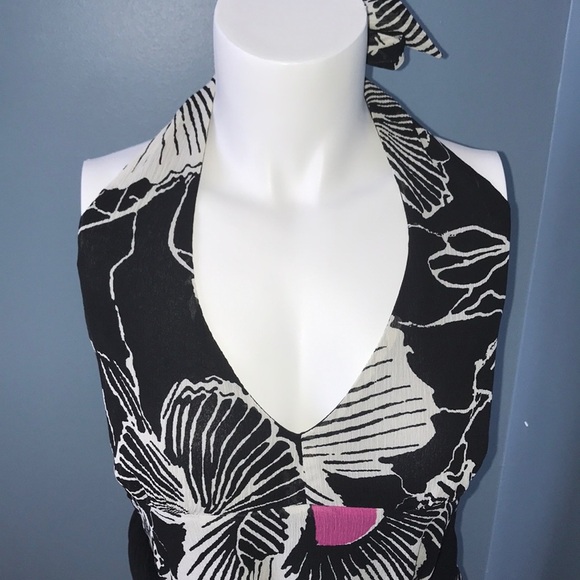 Alice Temperely x Target Collaboration Floral Maxi Halter Dress juniors 13 - Picture 4 of 6